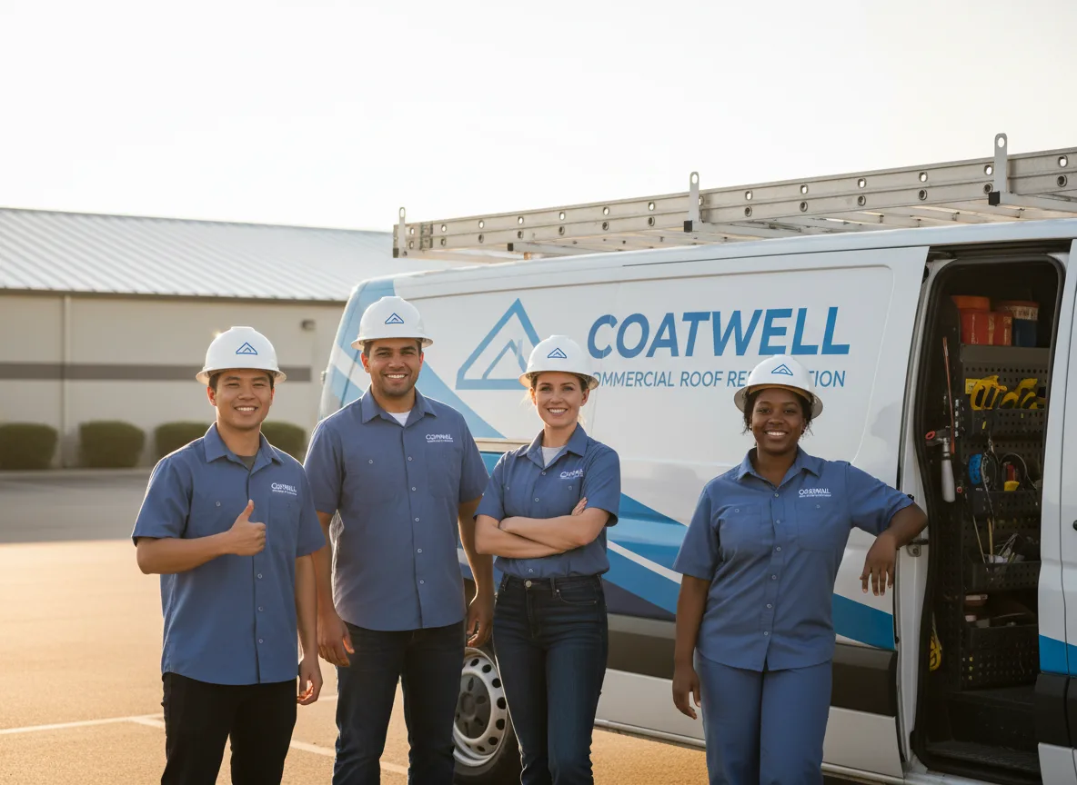Commercial roof coating company in Boyd, WI